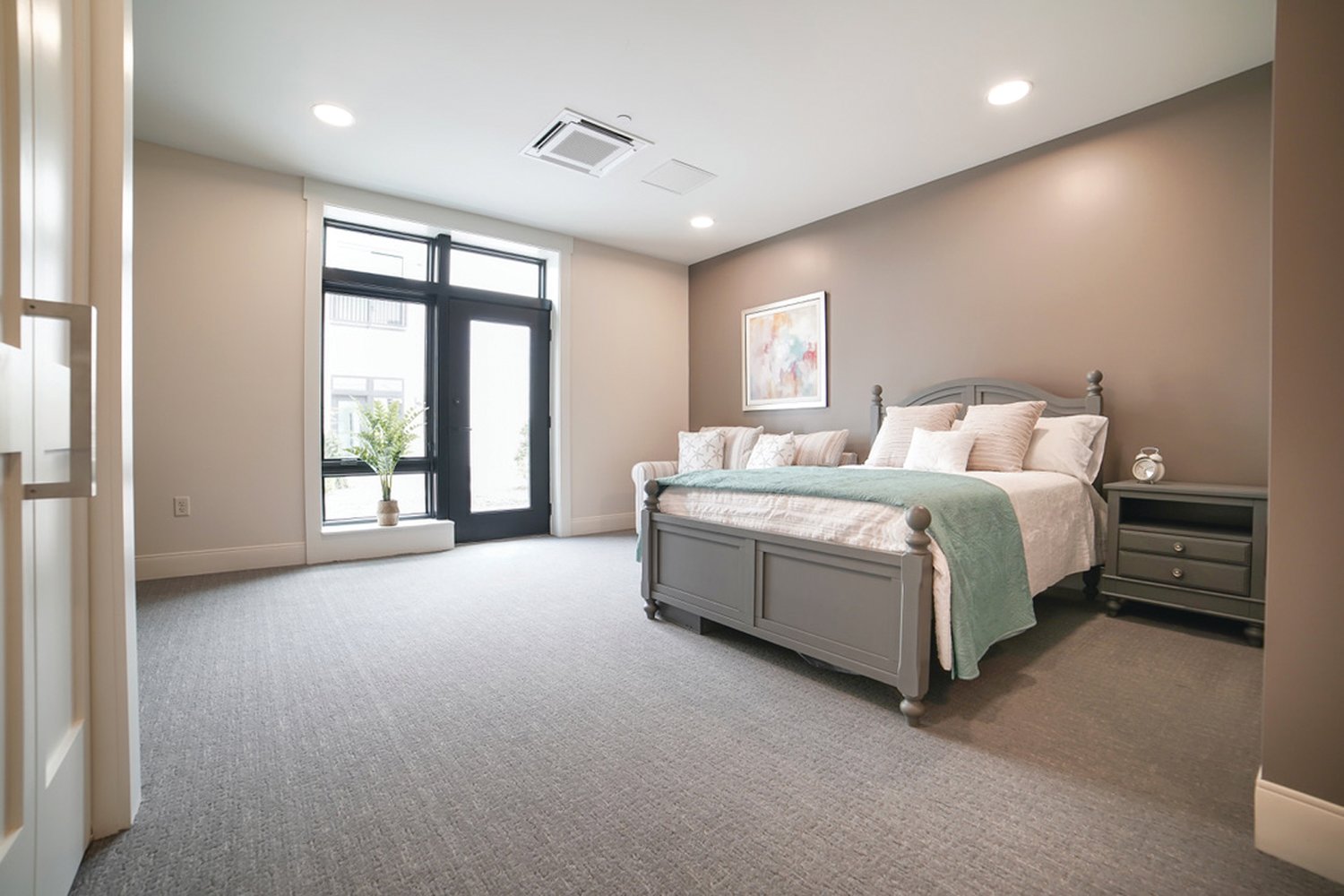 Imagine yourself in this spacious bedroom, filled with your own personal touches and belongings. This is one of the sixty-six apartments found at The Preserve at Briarcliffe in Johnston.  Call 401-944-2450 to schedule your in-person tour today.